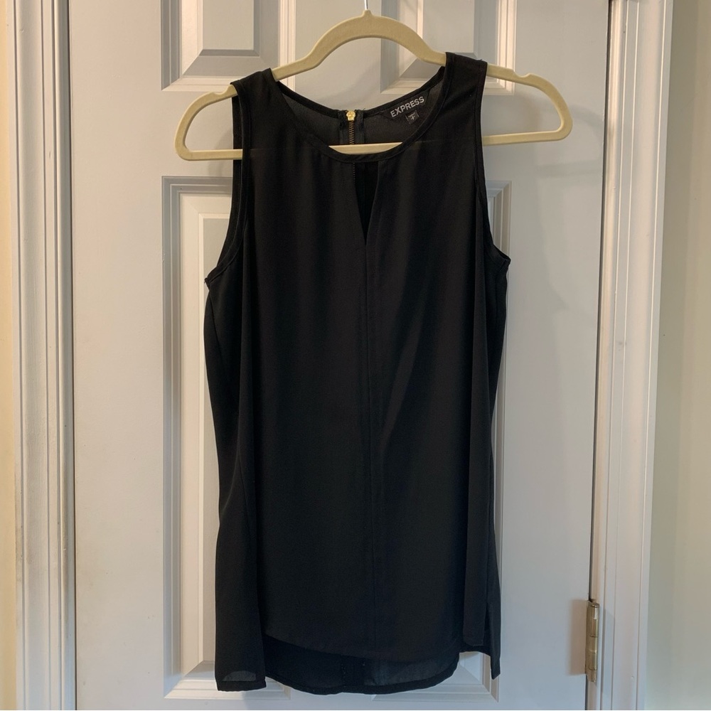Express Black Sleeveless Top